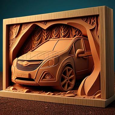 3D мадэль Opel Meriva (STL)